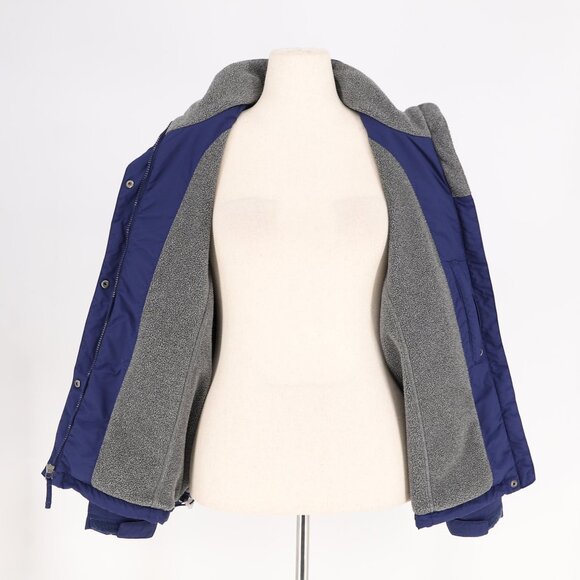 L.L.BEAN Women's Fleece Lined Zip-Up Jacket Thinsulate Blue Size L - Picture 5 of 8